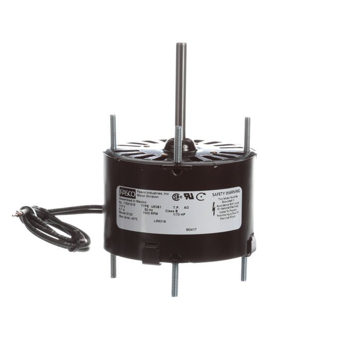 D120 Fasco Motor 1/70 HP, 1500 RPM, 115 V, 1 Phase 