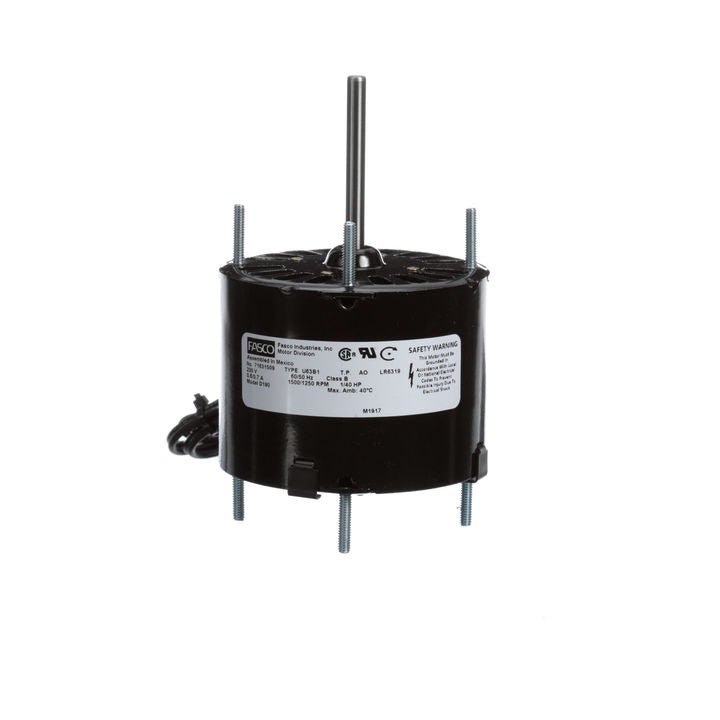 D190 Fasco Motor 1/40 HP, 1500 RPM, 230 V, 1 Phase 