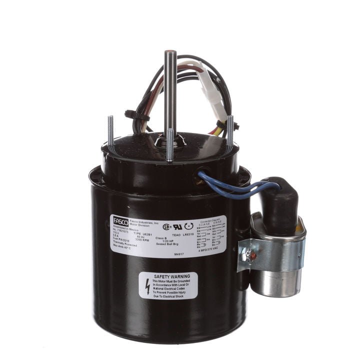 D218 Fasco Motor 1/20 HP, 3000 RPM, 115 V, 1 Phase 0.8 AMPS