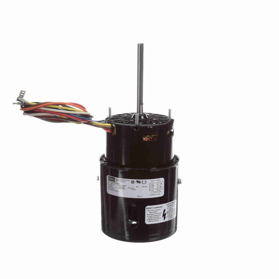 D504 Fasco Motor 1/8 HP, 1500 RPM, 115/230 V, 1 Phase