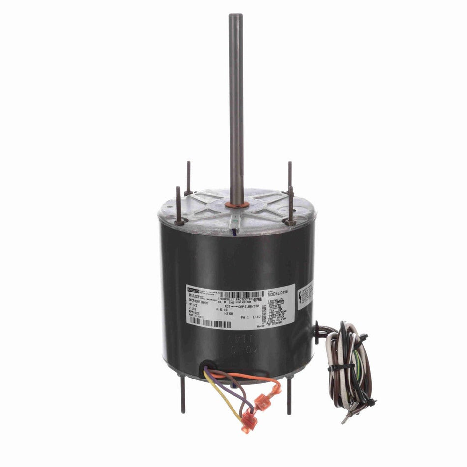 D795 Fasco Motor 1/3 HP, 825 RPM, 115 V, 1 Phase