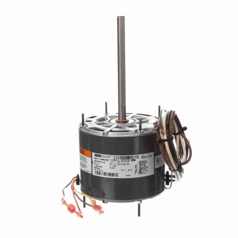D797 Fasco Motor 1/4 HP, 825 RPM, 208-230 V, 1 Phase