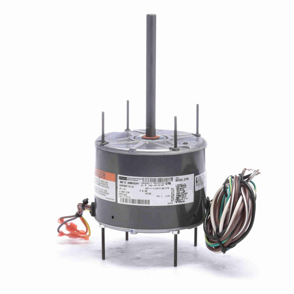 D799 Fasco Motor 1/8 HP, 825 RPM,  208-230 V, 1 Phase