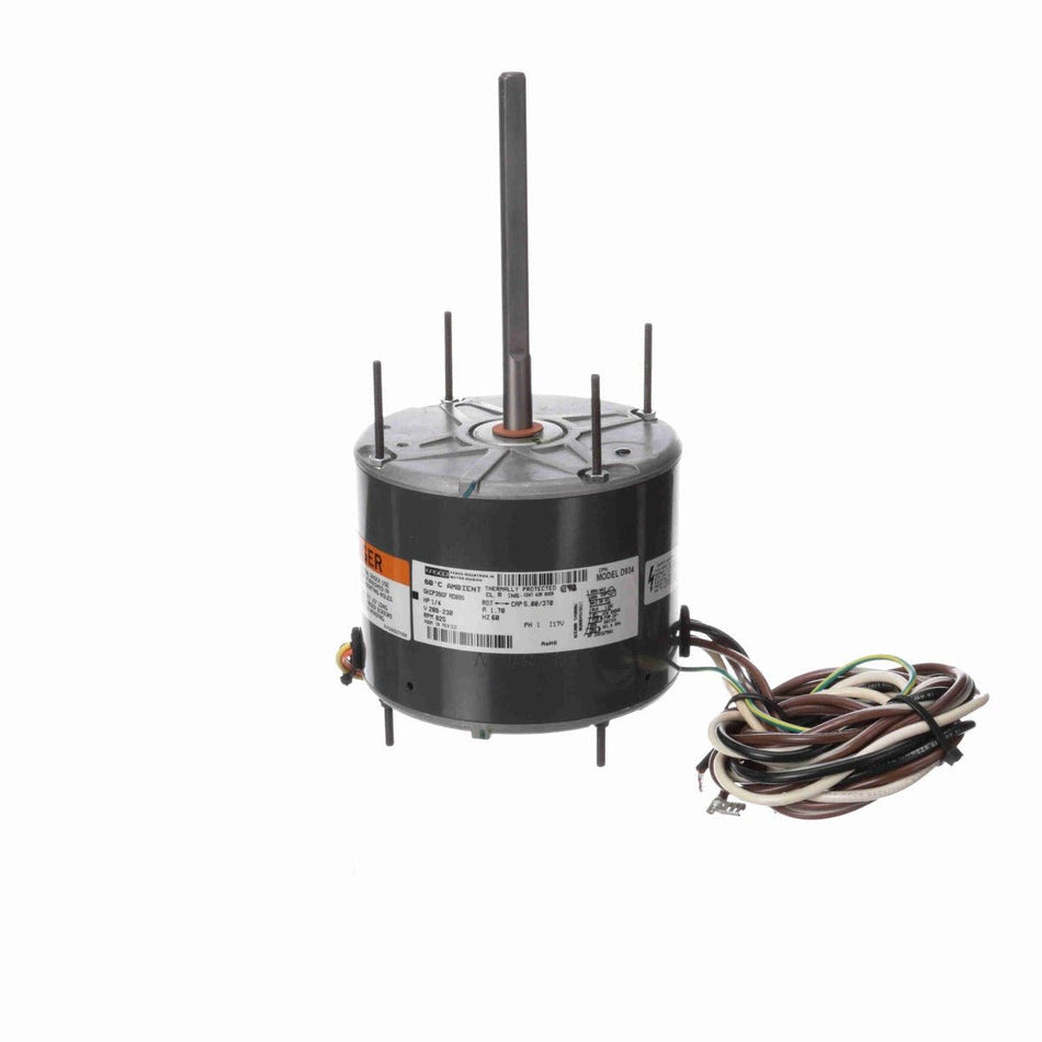 D934 Fasco Motor 1/4 HP, 825 RPM,  208-230 V, 1Phase