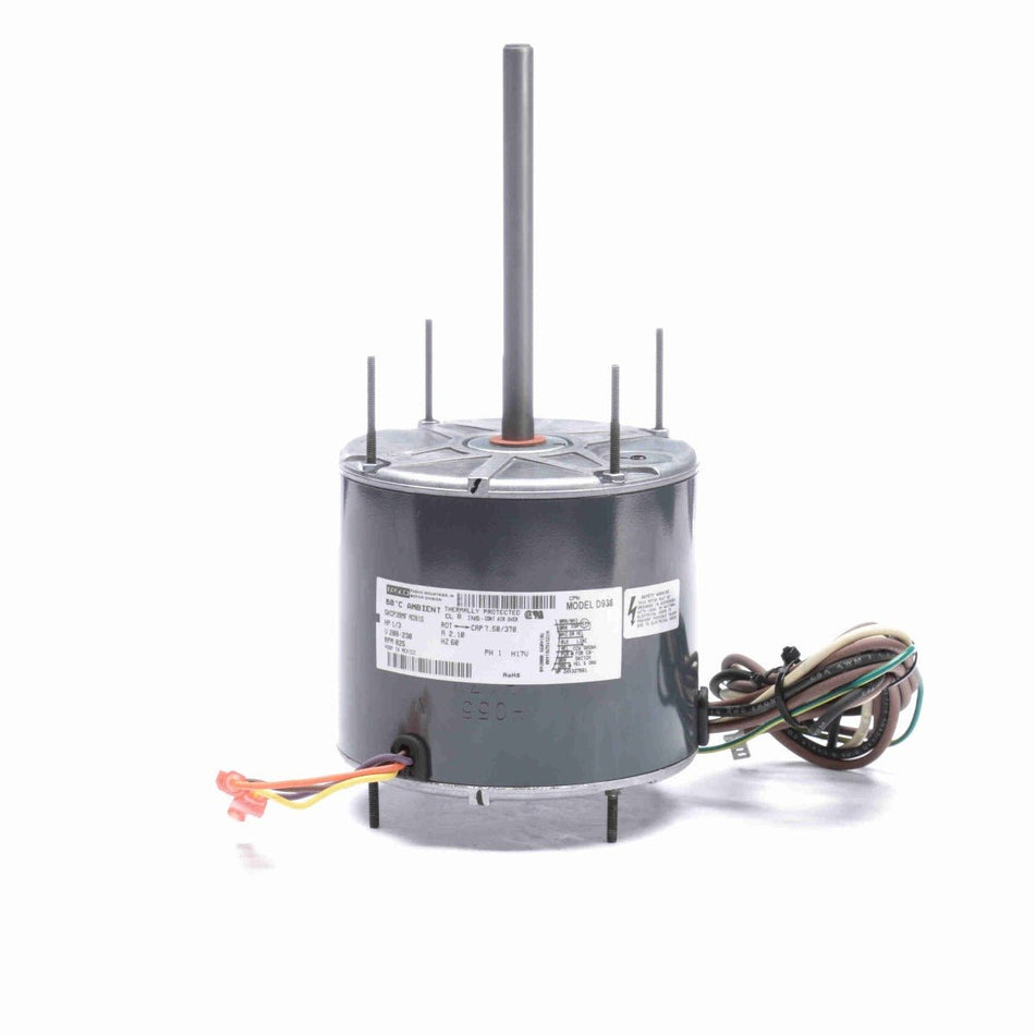 D936 Fasco Motor 1/3 HP, 825 RPM,  208-230 V, 1Phase