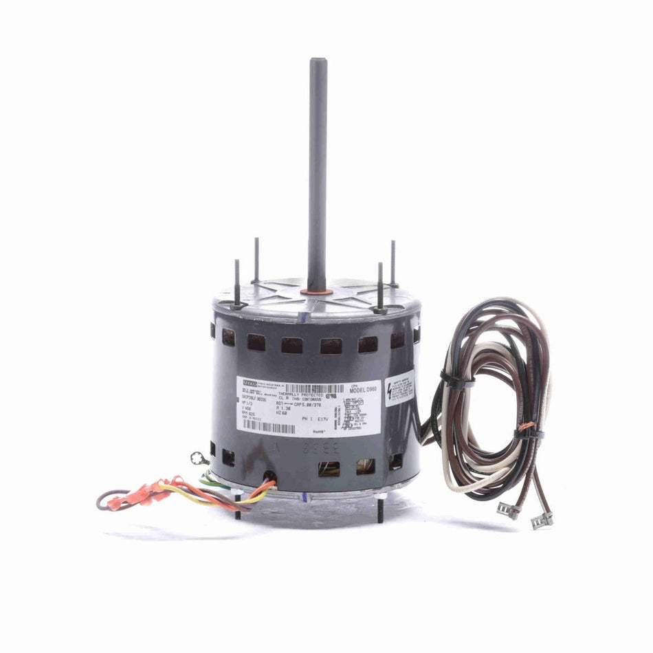 D960 Fasco Motor 1/3 HP, 825 RPM, 460 V, 1Phase