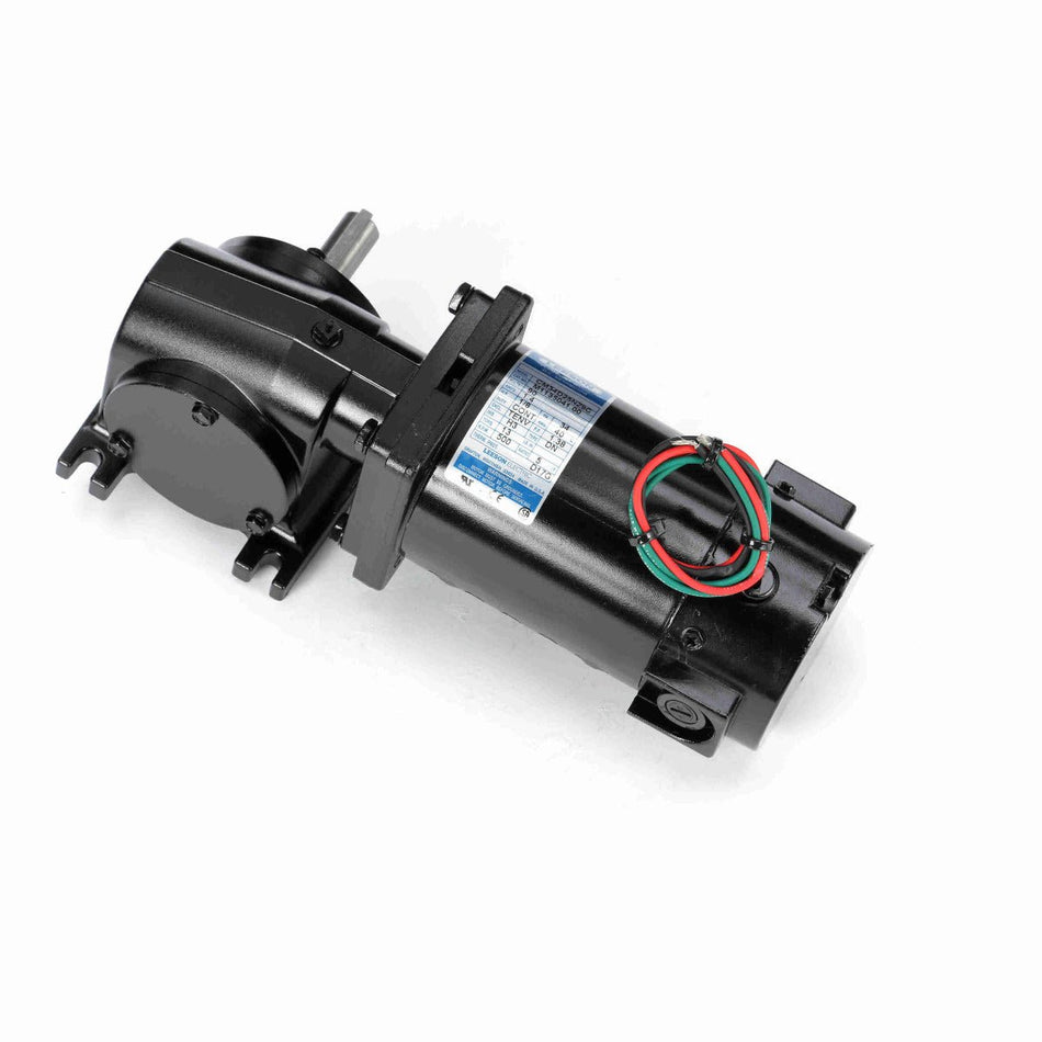 M1135041 Leeson Gear Motor 1/8HP 500RPM 34 TENV 90V DC - Square One Electric Motors & Pumps