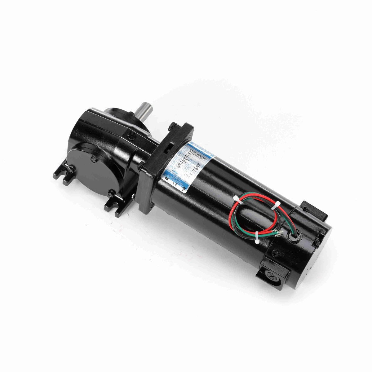 M1135064 Leeson Gear Motor 1/4HP 125RPM 34 TENV 180V DC - Square One Electric Motors & Pumps