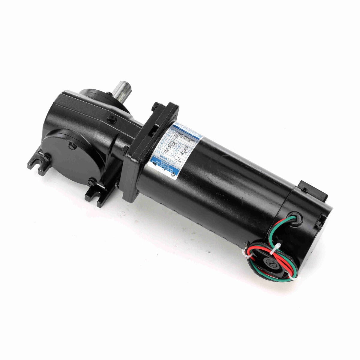 M1135065 Leeson Gear Motor 1/4HP 250RPM 34 TENV 180V DC - Square One Electric Motors & Pumps