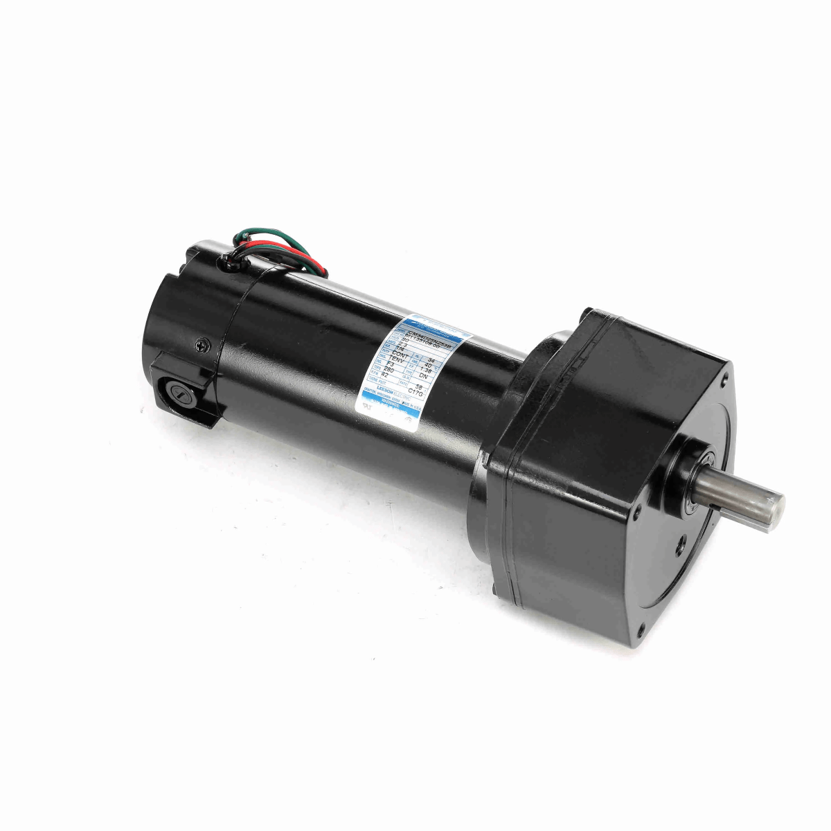 M1135108 Leeson Gear Motor 1/4HP 42RPM 34 TENV 90V DC - Square One Electric Motors & Pumps