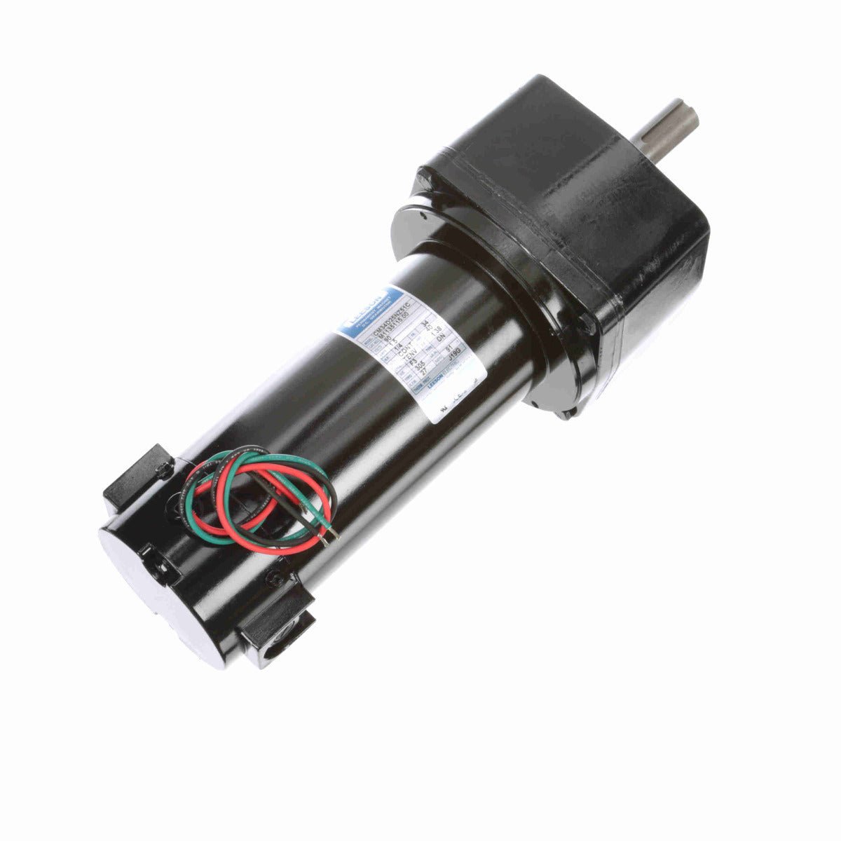 M1135115 Leeson Gear Motor 1/4HP 27RPM 34 TENV 90V DC - Square One Electric Motors & Pumps