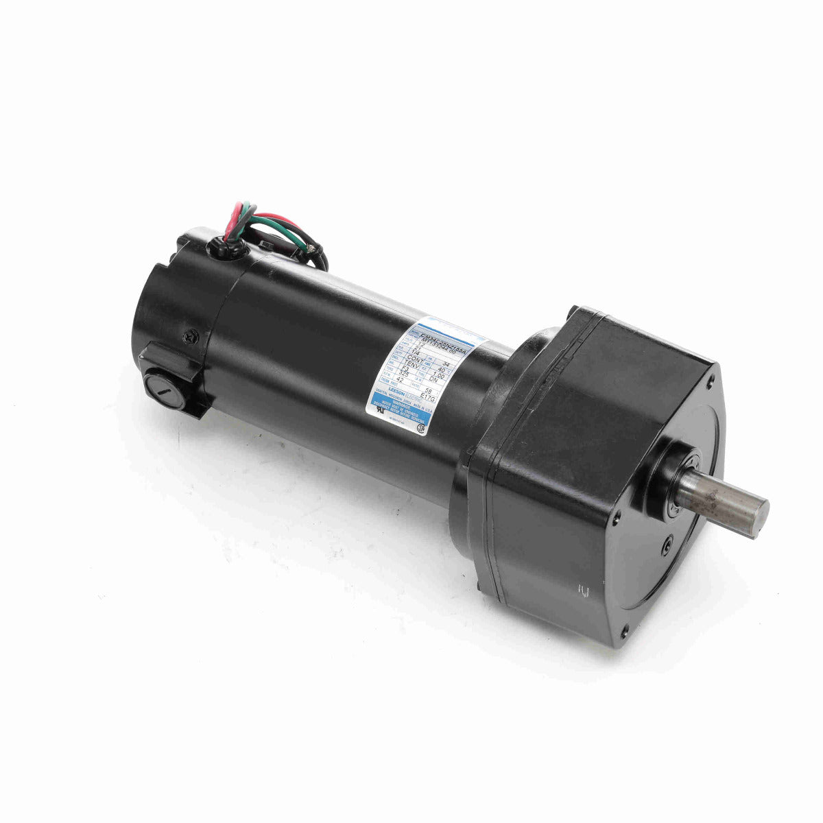 M1135244 Leeson Gear Motor 1/4HP 42RPM 34 TENV 12V DC - Square One Electric Motors & Pumps