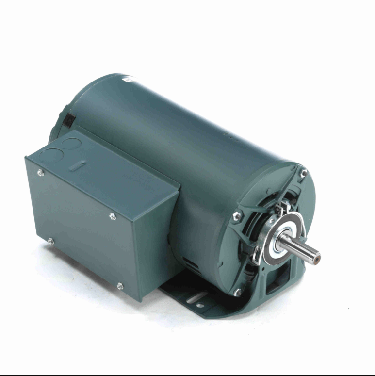 E110479.00 Leeson Motor 1.5HP 3450RPM 56H DP 115/230Volt Single Phase A6K34DR7 - Square One Electric Motors & Pumps