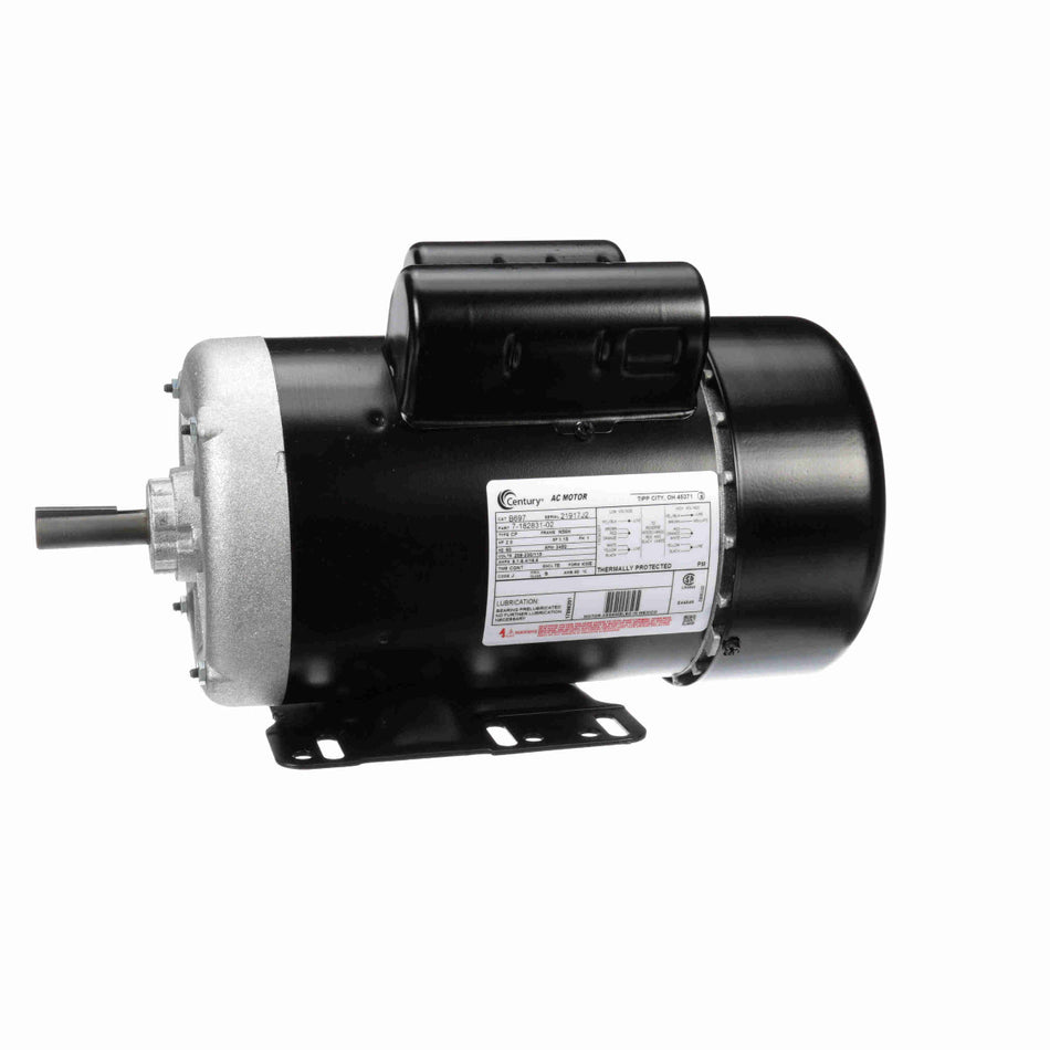 B697 Century Motor 2HP 3450RPM N56H TEFC 208 - 230/115 Volt 1 Phase - Square One Electric Motors & Pumps