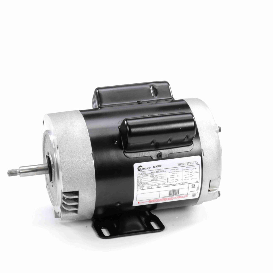 B765 Century Motor 2HP 3450RPM S56J ODP 230/115 Volt 1 Phase - Square One Electric Motors & Pumps