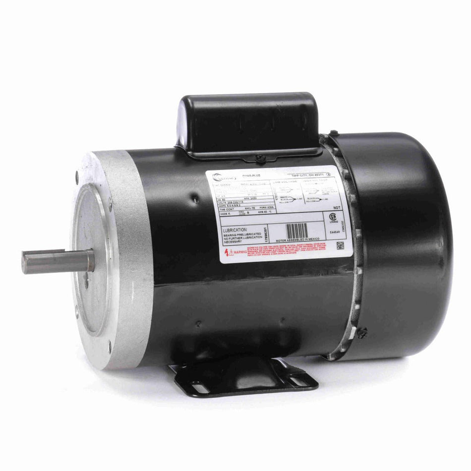 B889 Century Motor 3/4HP 3450RPM G56C TEFC 208 - 230/115 Volt 1 Phase - Square One Electric Motors & Pumps