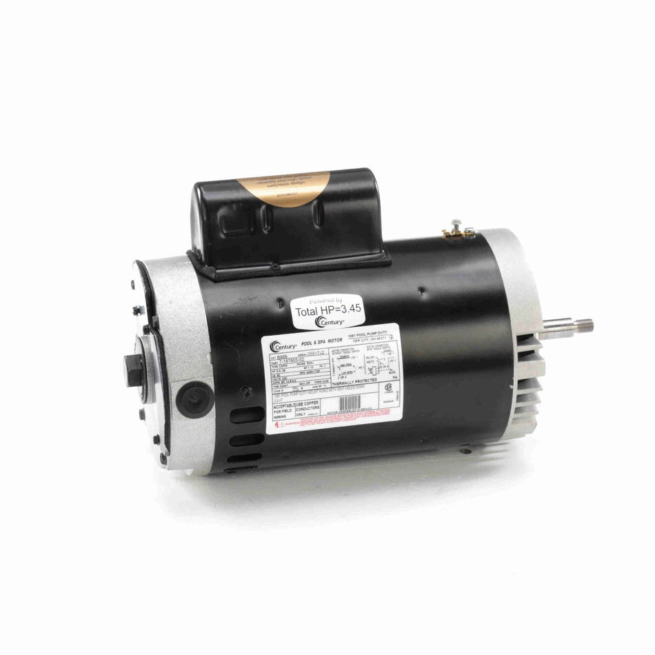 B966 Century Motor 3 - 1/3HP 3450/1725RPM 56J ODP 230 Volt 1 Phase - Square One Electric Motors & Pumps