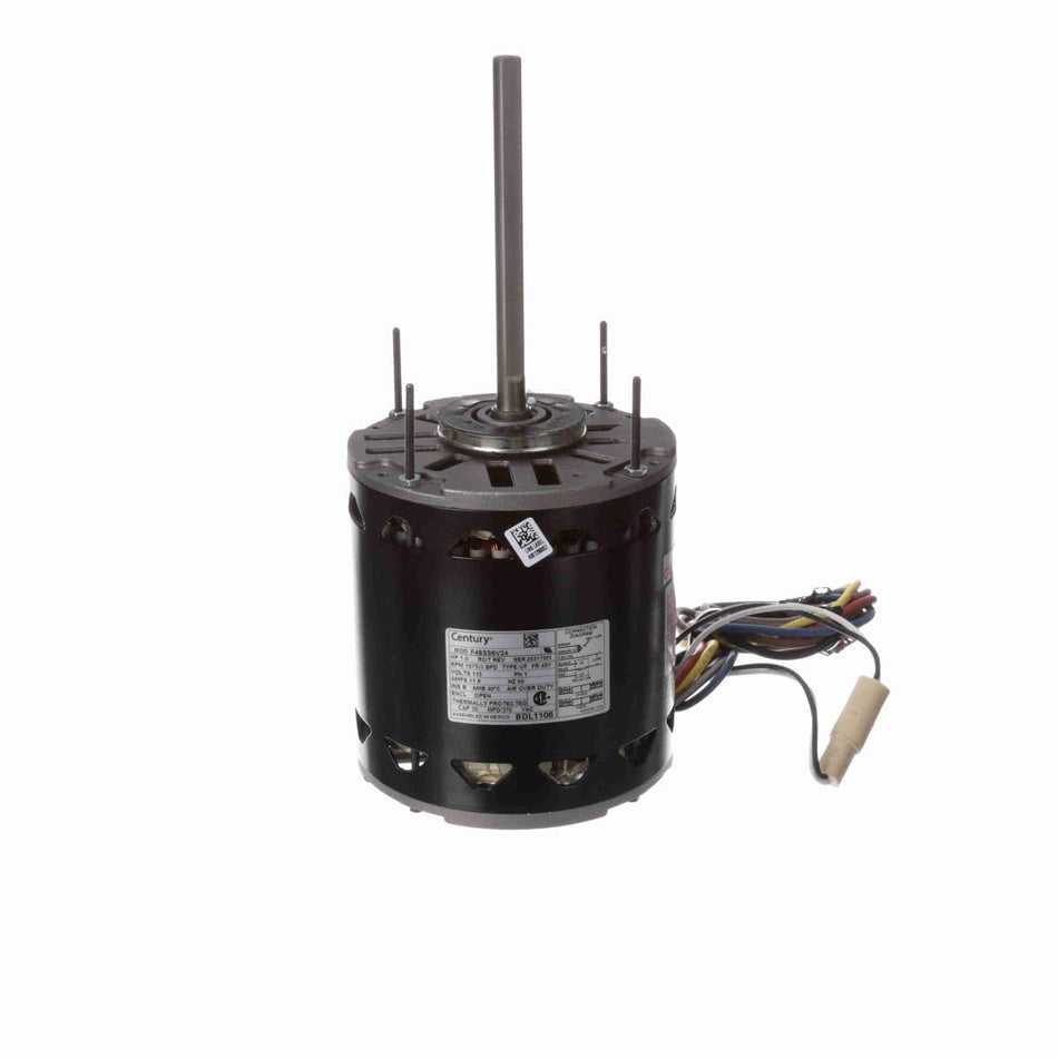 BDL1106 Century Motor 1HP 1075RPM 48Y OPEN 115 Volt 1 Phase - Square One Electric Motors & Pumps