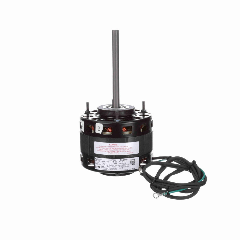 BL6410 Century Motor 1/8HP 1050RPM 42Y OPEN 115 Volt 1 Phase - Square One Electric Motors & Pumps