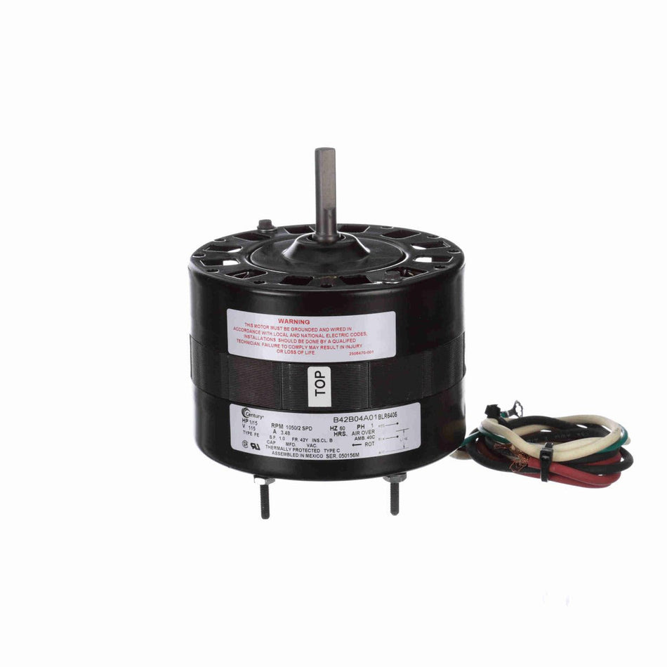 BLR6405 Century Motor 1/15HP 1050RPM 42Y OAO 115 Volt 1 Phase - Square One Electric Motors & Pumps