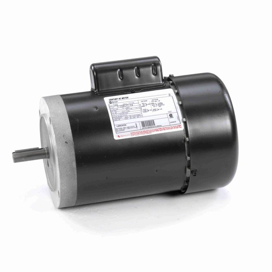 C209 Century Motor 1/3HP 1140RPM L56C TEFC 115/208 - 230 Volt 1 Phase - Square One Electric Motors & Pumps