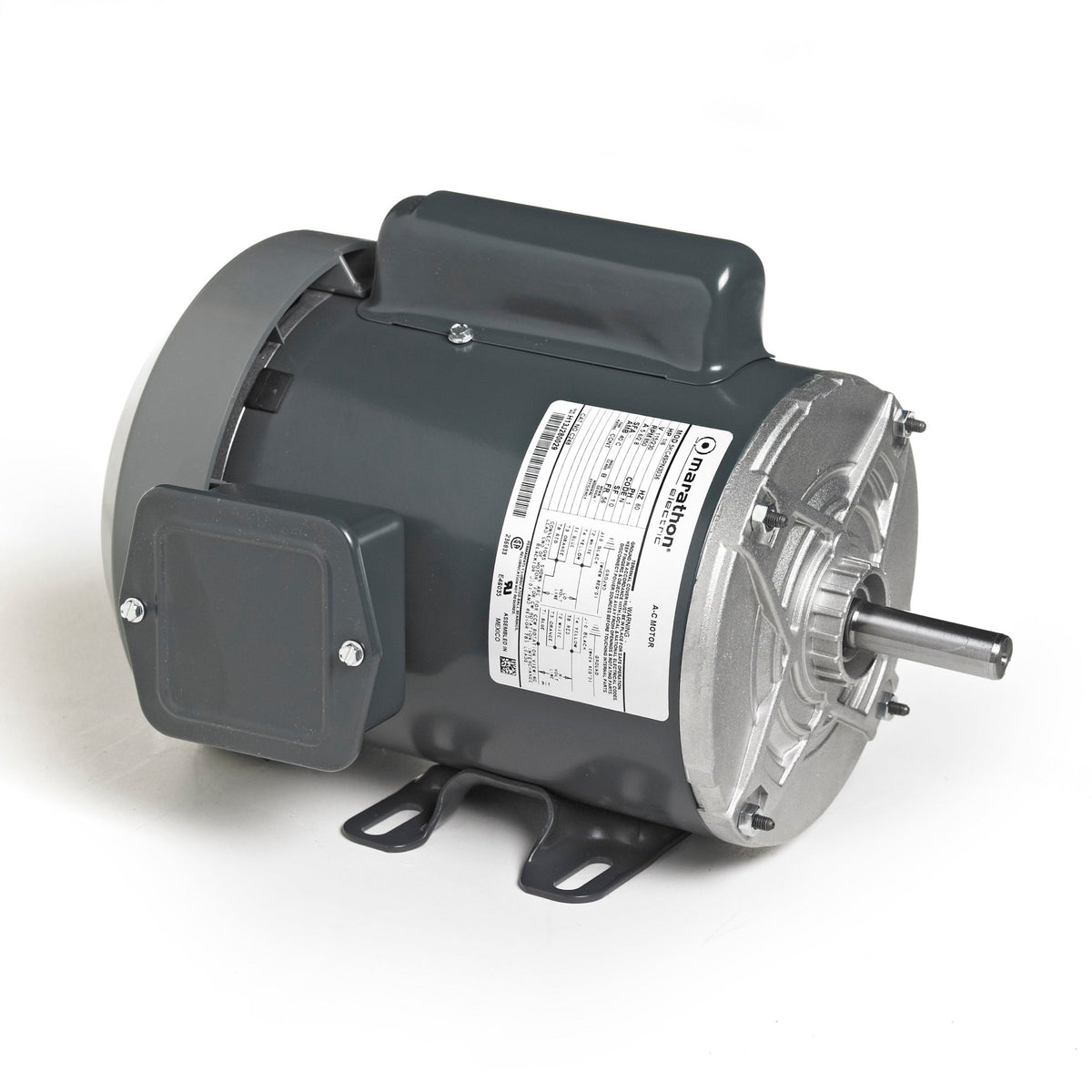 G339 Marathon Motor 1/2HP 1800RPM 56 TEFC 115/208 - 230 Volt 1 Phase 056C17F2051 - Square One Electric Motors & Pumps