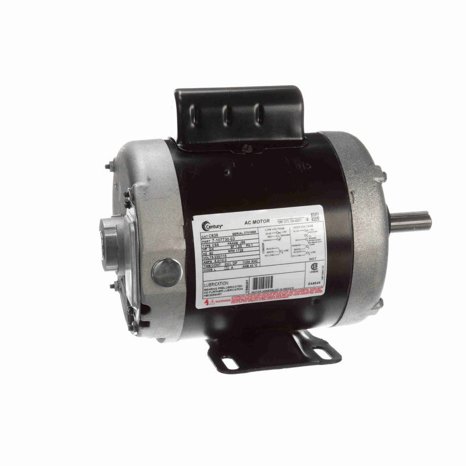 C639V1 Century Motor 3/4HP 1725RPM J56 ODP 230/115Volt 1 Phase - Square One Electric Motors & Pumps