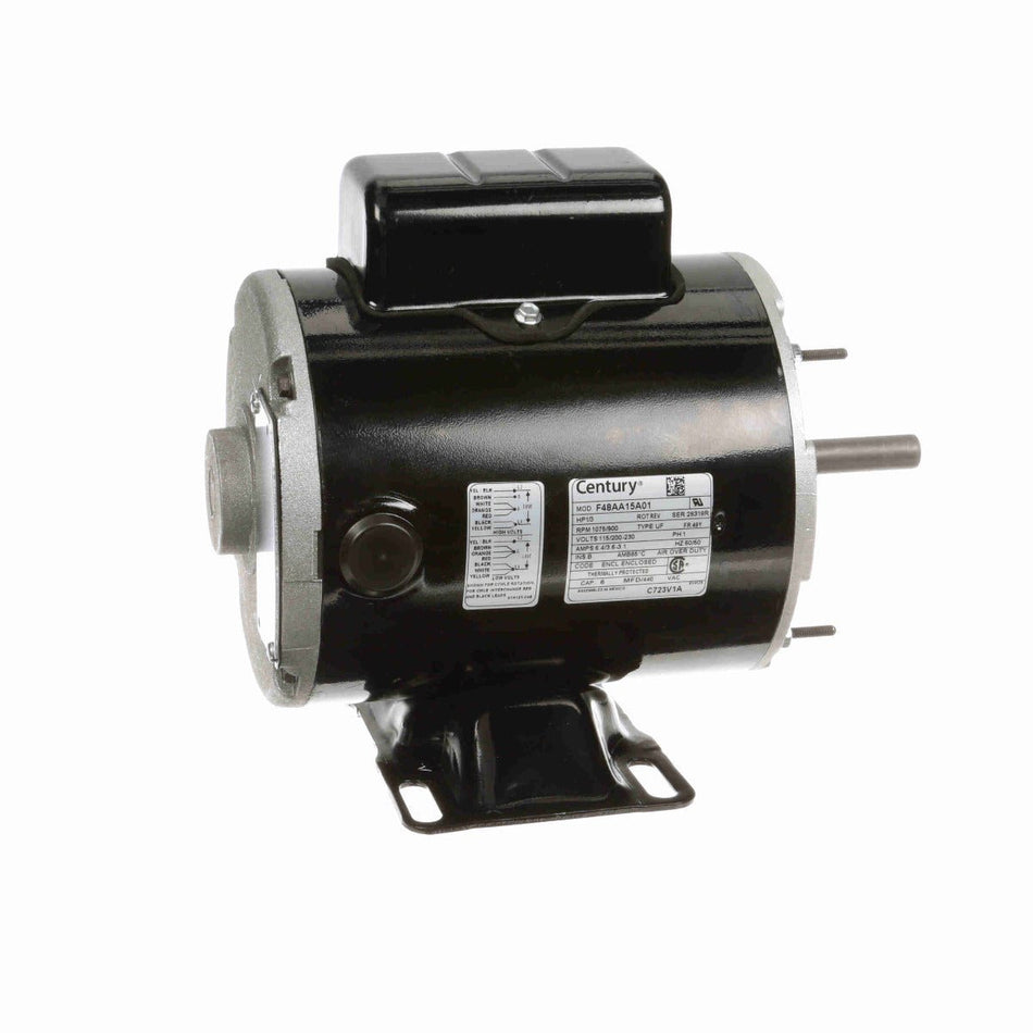 C723V1A Century Motor 1/3HP 1075/900RPM F48Y ENC 115/200 - 230 Volt 1 Phase - Square One Electric Motors & Pumps