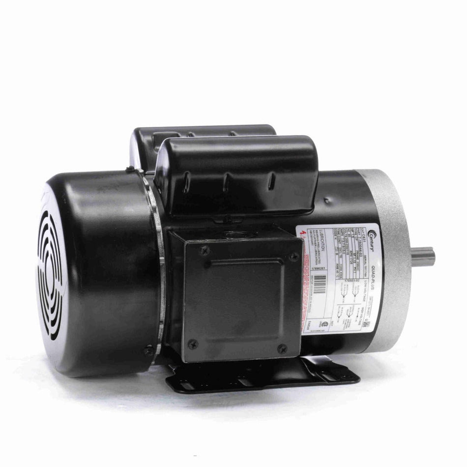 C831 Century Motor 1.5HP 1725RPM X56HC TEFC 208 - 230/115 Volt 1 Phase - Square One Electric Motors & Pumps