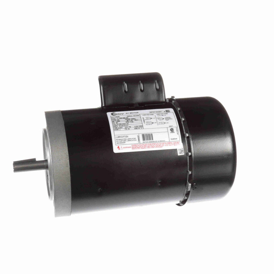 C926V1 Century Motor 1HP 1725RPM M56C TEFC 208 - 230/115 Volt 1 Phase - Square One Electric Motors & Pumps