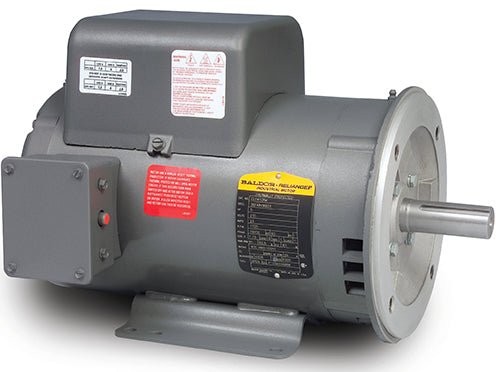 CEL11304 Baldor Motor 1/2HP 1800RPM 56C OPEN 115/230 Volt 1 Phase 34F867R141G1 - Square One Electric Motors & Pumps