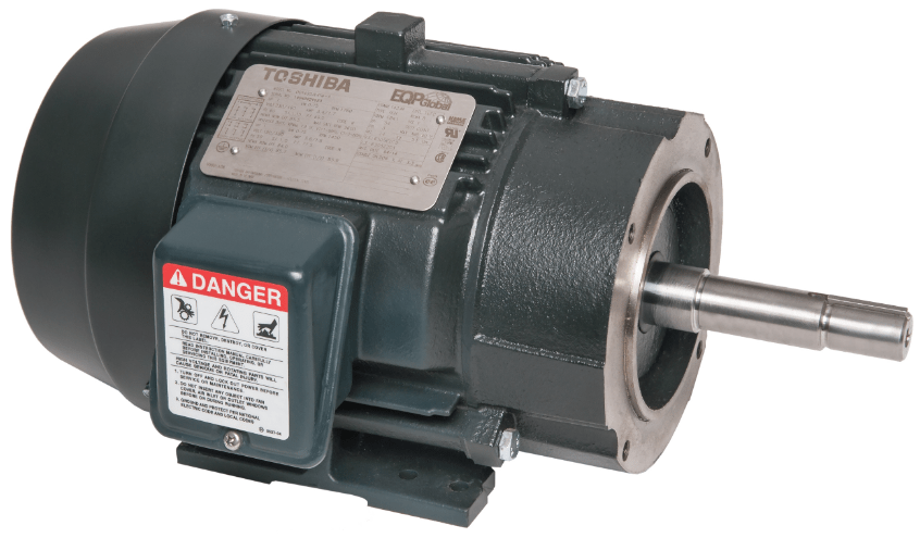 0104SDJR41P - P Toshiba Motor 10hp 1800rpm 215JP TEFC 230/460V 3 Phase - Square One Electric Motors & Pumps
