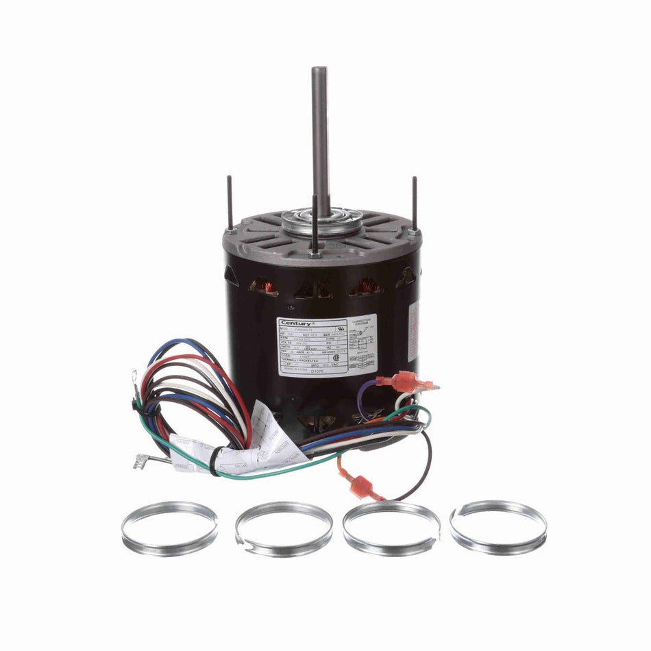 D1076 Century Motor 3/4HP 1075RPM 48Y OPEN 208 - 230 Volt 1 Phase - Square One Electric Motors & Pumps