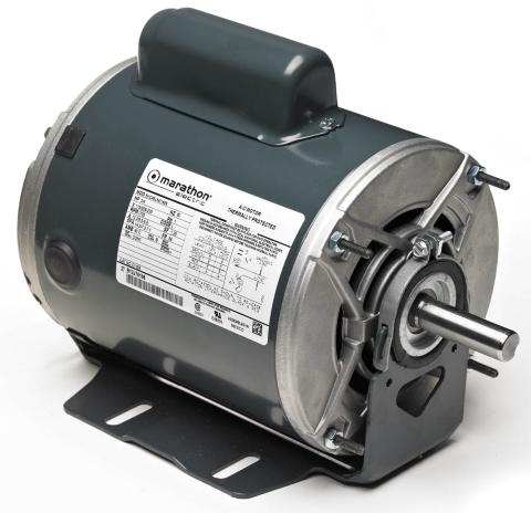 D1113 Marathon Motor 3/4HP 1725RPM 56 DP 115/230V 1 Phase 5KC46LN0158X - Square One Electric Motors & Pumps