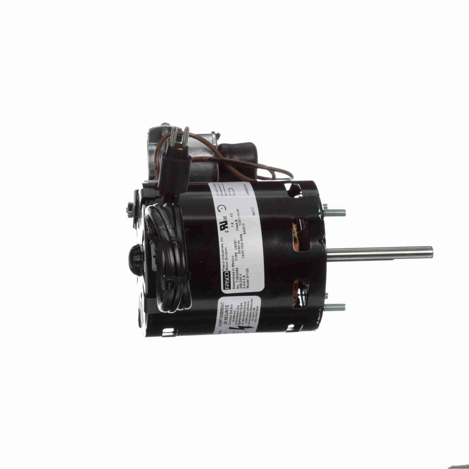 D1125 Fasco Motor 1/12HP 1550RPM 3.3" Open 208 - 230Volt 1 Phase CCW - Square One Electric Motors & Pumps