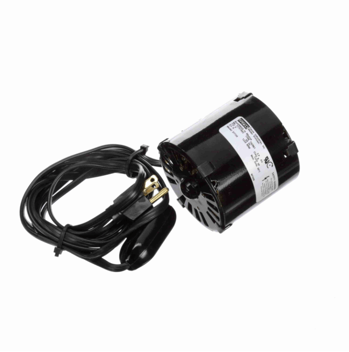 D1130 Fasco Motor 1/200HP 1800RPM 5" Open 115Volt 3.1 Phase 0.5 AMPS - Square One Electric Motors & Pumps