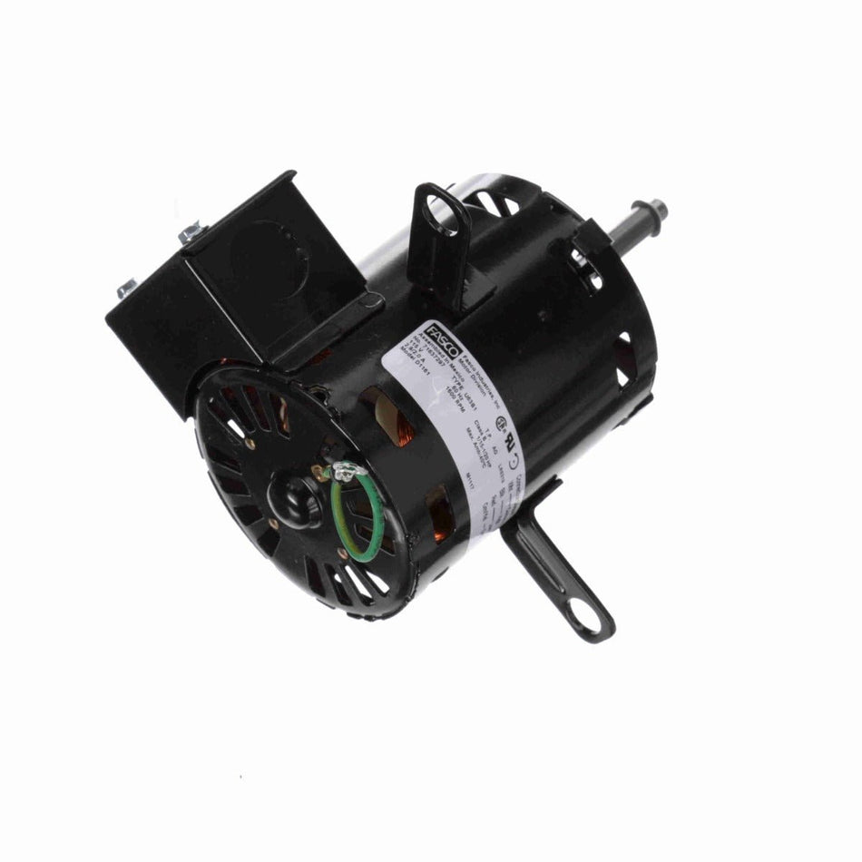 D1161 Fasco Motor 1/15 - 1/25HP 1600RPM 3.3" Open 115Volt 1 Phase CCW - Square One Electric Motors & Pumps