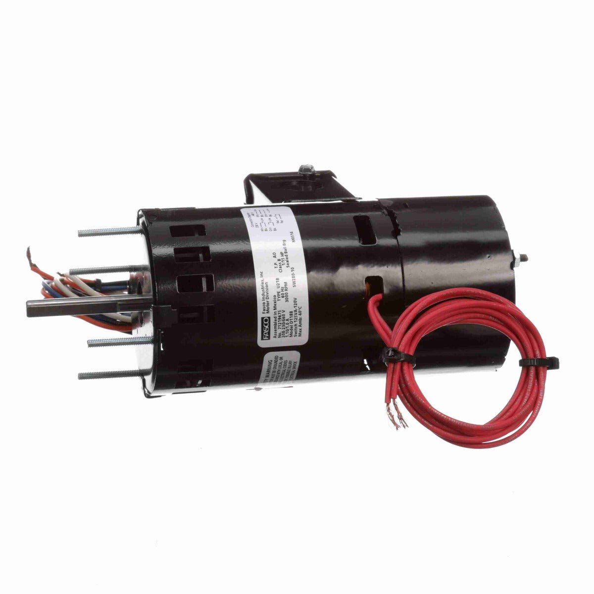 D1188 Fasco Motor 1/15 HP, 3000 RPM, 208-230/460 V, 1 Phase 