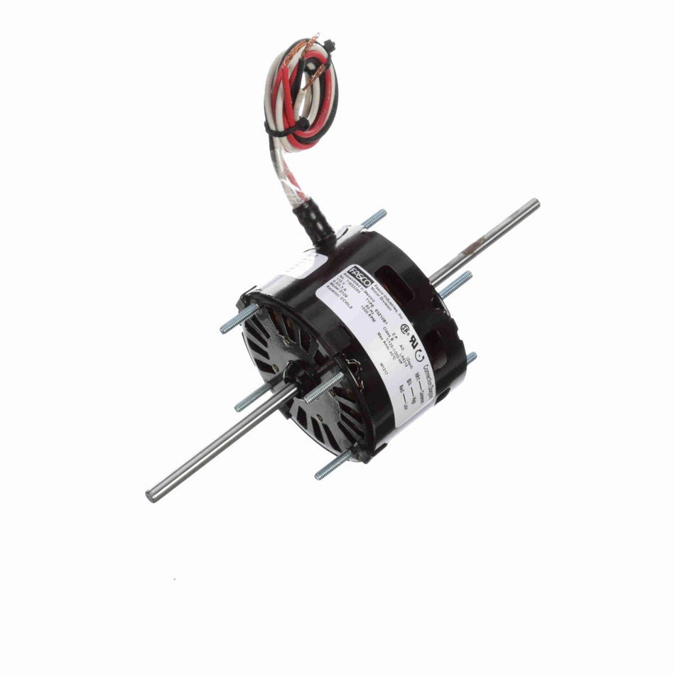 D129 Fasco Motor 1/125 - 1/200HP 1500RPM 3.3" Open 115Volt 1 Phase DS - Square One Electric Motors & Pumps