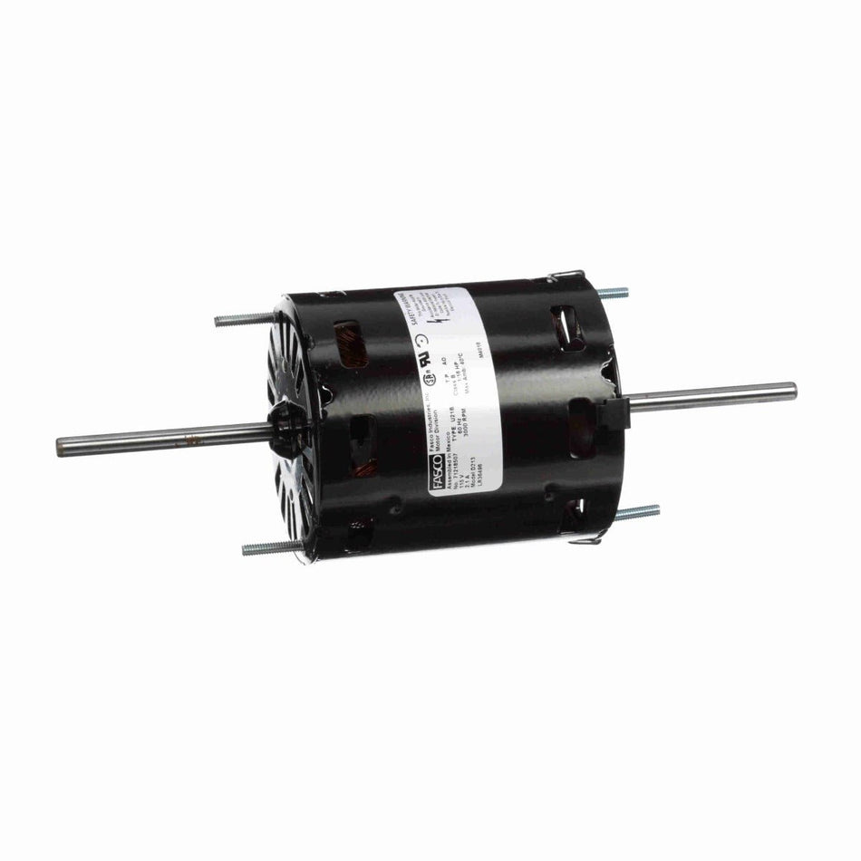 D213 Fasco Motor 1/15HP 3000RPM 5" Open 115Volt Single Phase DS 2.1 AMPS - Square One Electric Motors & Pumps
