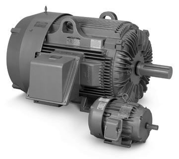 ECR9154T Baldor Motor 15HP 1760RPM 254T TEFC 208 - 230/460 Volt 3 Phase 09L575T152G1 - Square One Electric Motors & Pumps