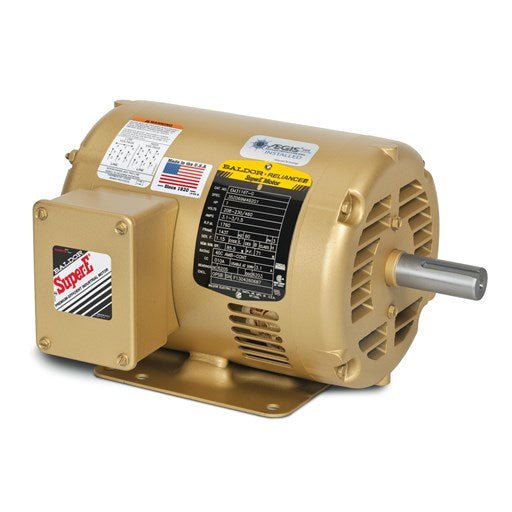 EM31111 Baldor 3/4HP 3450RPM 56 OPEN 208 - 230/460 Volt 3 Phase 34B061W719G1 - Square One Electric Motors & Pumps
