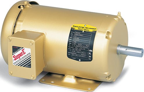 EM3610 Baldor Motor 3HP 3450RPM 184 TEFC 230/460 Volt 3 Phase 35L108Q060G1 - Square One Electric Motors & Pumps