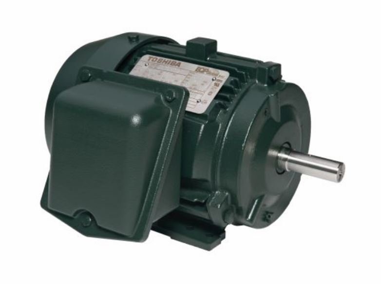 0014XSSB47A - P Toshiba Motor 1hp 1800rpm 143TC TEFC 460V 3 Phase - Square One Electric Motors & Pumps