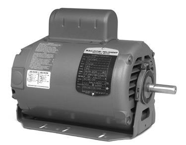ERM3010 Baldor Motor 1/2HP 1725RPM 48 OPEN 3 Phase 34K015X110G1