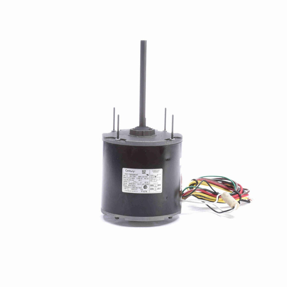 F1076 Century Motor 3/4HP 1075RPM 48Y Semi Enc 208 - 230 Volt 1 Phase - Square One Electric Motors & Pumps