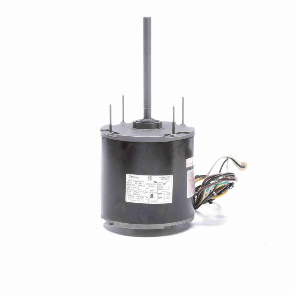 F1076S Century Motor 3/4HP 1075RPM 48Y SEMI ENCL 208 - 230 Volt 1 Phase - Square One Electric Motors & Pumps
