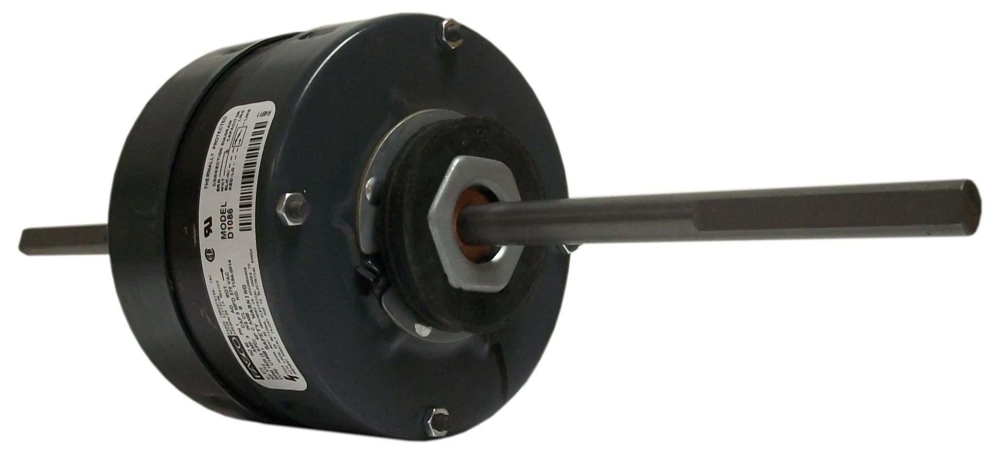 D1086 Fasco Motor 1/25 HP, 1625 RPM, 277 V, 1 Phase
