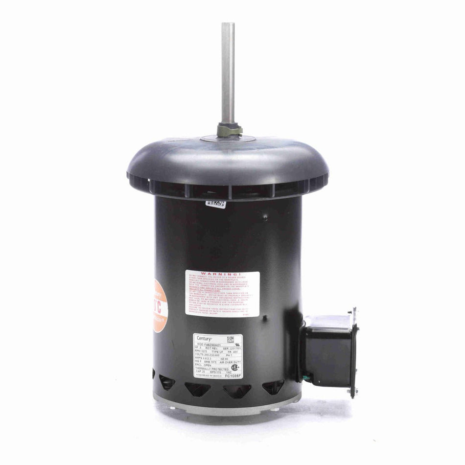 FC1086F Century Motor 4/5HP 1075RPM 48 OAO 200 - 230/460 Volt 1 Phase - Square One Electric Motors & Pumps