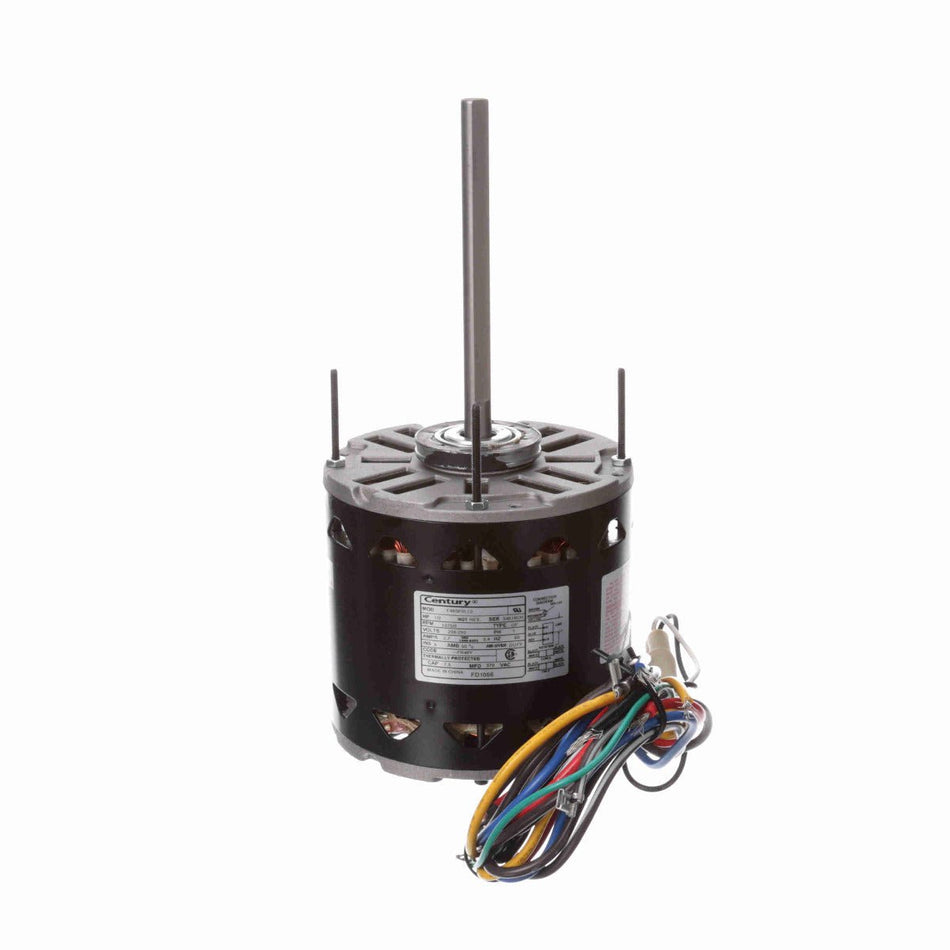 FD1056 Century Motor 1/2HP 1075RPM 48Y OPEN 208 - 230 Volt 1 Phase - Square One Electric Motors & Pumps